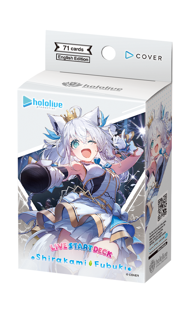 hololive TCG: Shirakami Fubuki SD14 Live Starter Deck