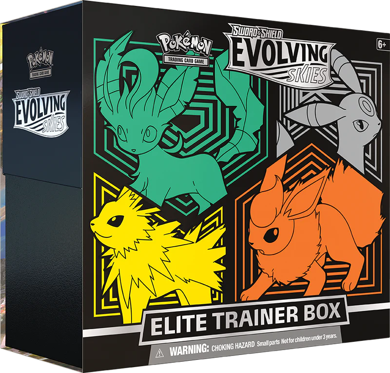 Evolving Skies - Elite Trainer Box (Jolteon, Flareon, Umbreon & Leafeon)