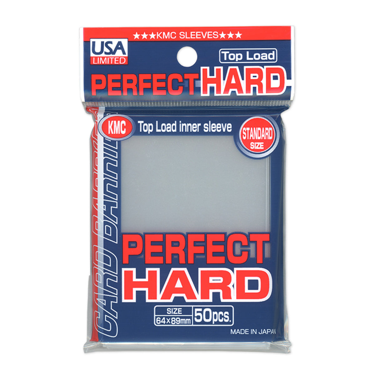 KMC Perfect Hard Size Standard Sleeves (50-Pack)
