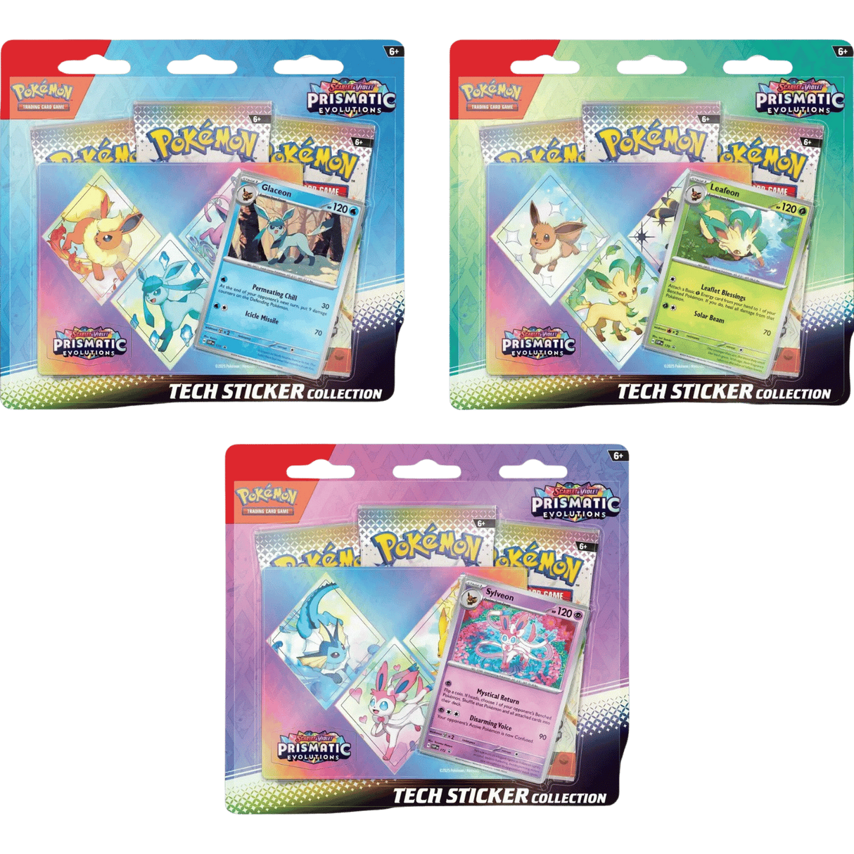 Prismatic Evolutions Tech Sticker Collection