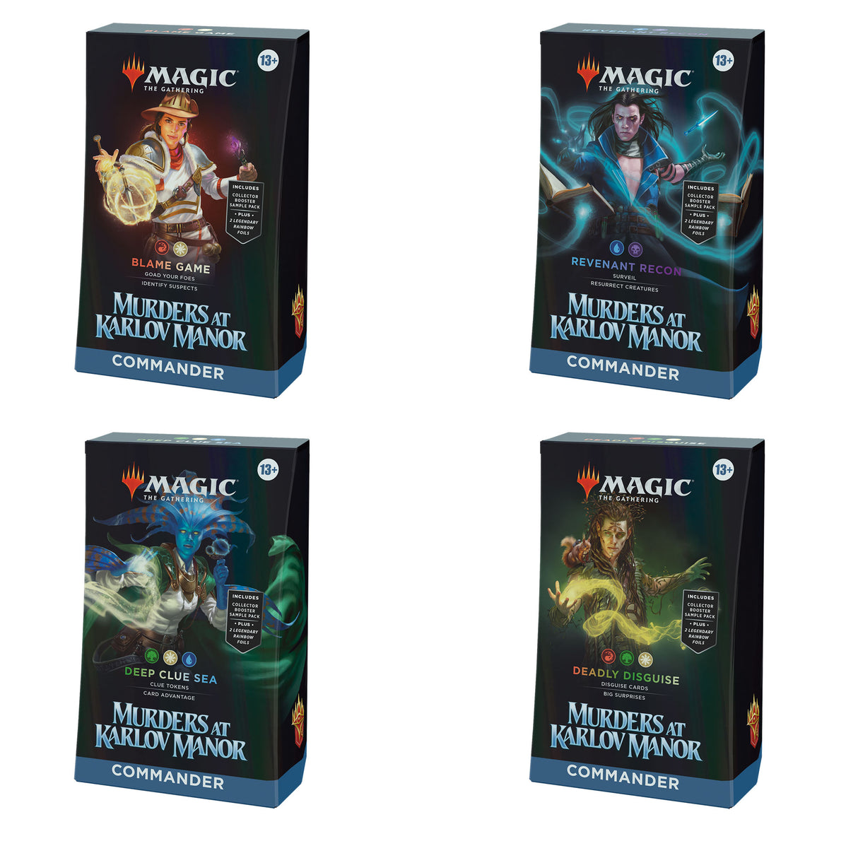 Murders at Karlov Manor - Commander Decks [Display of 4]