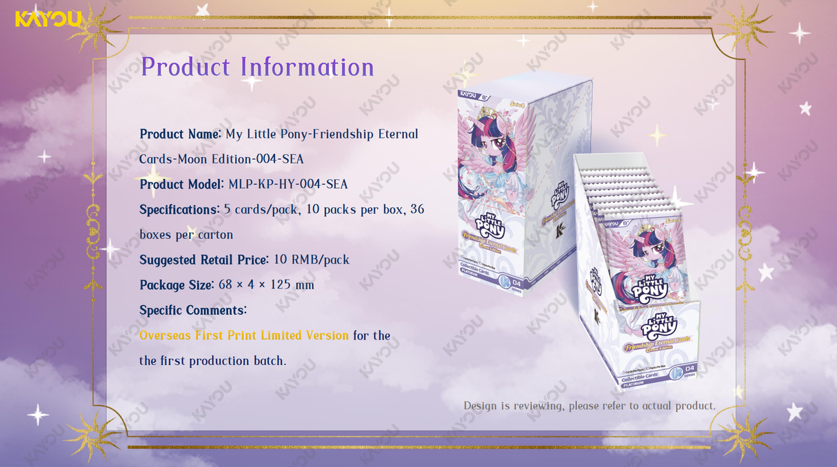 My Little Pony Friendship Eternal Cards - Moon Edition