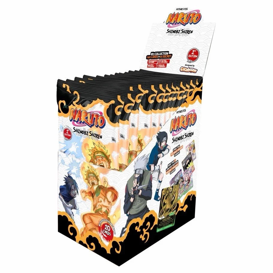 Naruto Mythos TCG: Set 2 Shinobi Shiren 1st Ed Booster Box