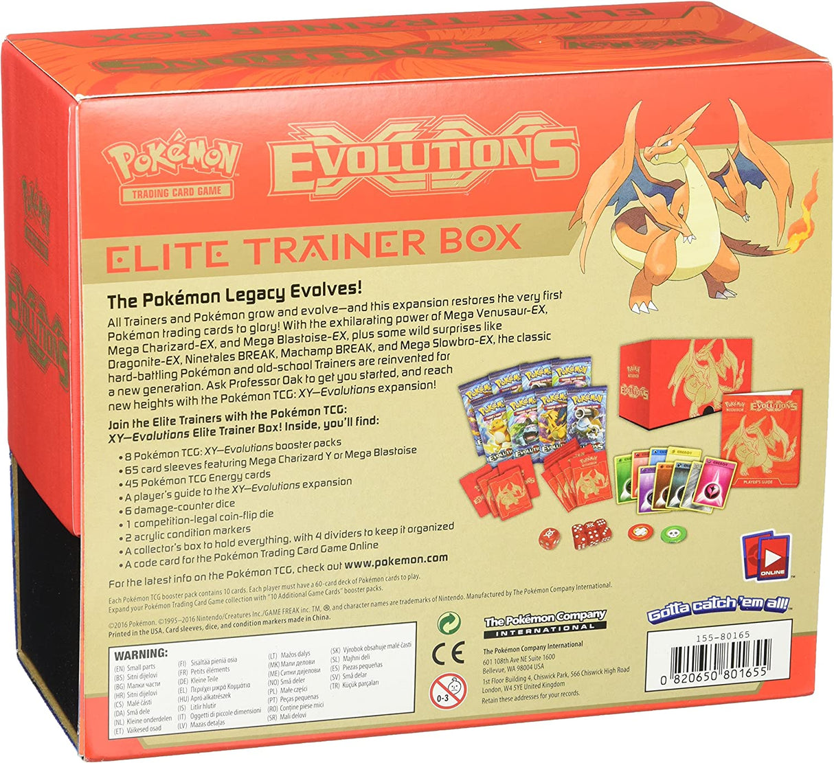 XY Evolutions Elite Trainer Box (Mega Charizard Y)